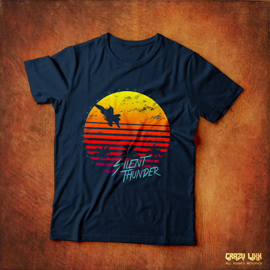 Silent Thunder - Navy Blue T-shirt